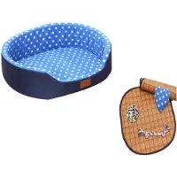 Merkloos Hundebett und Katzenbett – Waschbar – Rund