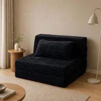 Merkloos Ausziehbares Schlafsofa mit Kissen und Matratze