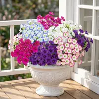 Merkloos 12 Stück künstliche Blumen, UV-beständig, für Dekoration im Innen- und Außenbereich