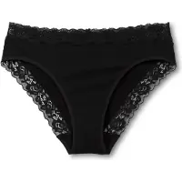 Calida Slip "Natural Comfort Lace" verspielte Spitze, Regular-Cut, elastischer Single Jersey, weich