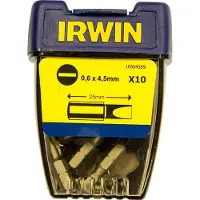 Irwin Flachbit-Satz 25 mm, 1/4 Zoll (10 Stück)