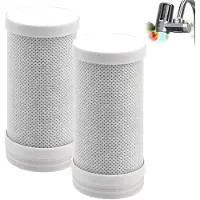 Merkloos Wasserfilter Filterelement, Aktivkohleblock, 2 Stück, für die Küche