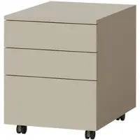 Beautysofa ROLLCONTAINER Largo mit 3 Schubladen, Push-to-Open, 40 cm, Kaschmir