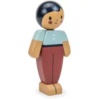 Tender Leaf Toys Tender Leaf Puppenhaus Figur - Mandel Vater - Holzspielzeug