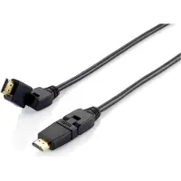 Equip 119361, 1 m, HDMI Typ A (Standard), HDMI Typ A (Standard), 3D, Audio Return Channel (ARC), Schwarz