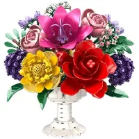 WOMA Blumenstrauß mit Vase Bausteine W99143
