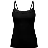Calida Spaghettitop "Natural Comfort Lace" weiche Spitze, elastisch, Single Jersey Qualität, Cotton-Mix