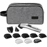 BaByliss 7256PE, Waschbar, Akku, Schwarz, Silber