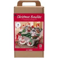 Creotime DIY Set Weihnachtskugeln Perlen