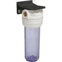 Dripio Einzelfilterhalter für Kartusche 9"3/4, grau, Kunststoff