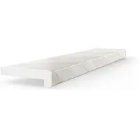 Famanu PVC-Fensterbank - Feuchtigkeits- und temperaturbeständig - 35 x 90 cm - Weiß