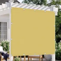 Markenlos Schattentuch - Wasserabweisend, Winddicht - 360x360cm - Creme
