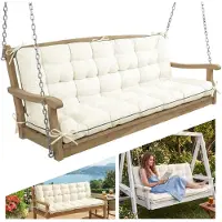 Merkloos Schaukelkissen Oxford-Stoff, Rückenlehne, 152 x 105 cm, für Terrassenbank