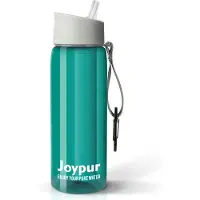Dripio Trinkflasche mit Filter 650 ml, 5-stufig, BPA-frei, Kompass, Grün