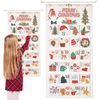 Dripio Adventskalender zum Befüllen, 24 Fächer, Aufhänger, Weihnachtskalender