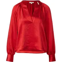 s.Oliver Bluse Tunikabluse im aus Satin-Stoff im Relaxed Fit