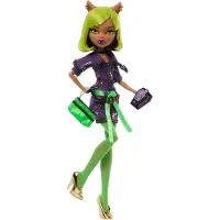 Monster High Mitternachtsparty Puppe, Clawdeen Wolf Neuauflage mit Zubehörteilen wie Fotos und einer Einladung, Modepuppe, Weiblich, 6 Jahr(e), Junge/Mädchen, 285,7 mm, Mehrfarbig