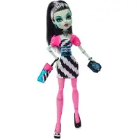 Mattel Mitternachtsparty-Puppe, Frankie Stein, Neuauflage mit Zubehörteilen wie Fotos und einer Einladung, Modepuppe, Weiblich, 6 Jahr(e), Junge/Mädchen, 285,7 mm, Mehrfarbig