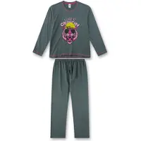 Sanetta Schlafanzug "Pyjama Pyjama Teenager lang I like it crunchy 1er Pack", Jungen, Gr. 164, grün, Obermaterial: 100% Baumwolle CO., Homewear-Sets Schlafanzug