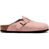 Birkenstock Boston Suede Leather Holzschuhe