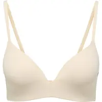 ONLY T-Shirt-BH "ONLTRACY LAURA MOLDED BRA NOOS ACC", Damen, Gr. S (36), N-Gr, beige (peach taffy), Jersey, Obermaterial: 75% Nylon, 25% Elasthan, unifarben, BHs T-Shirt-BH, Kunstfaser