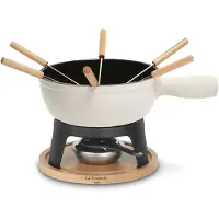 La Fonderie 1890 Fondue-Set aus Gusseisen für 6 Personen