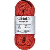 BEAL - Kletterseil - Rando 8 mm Orange - Größe 48 m