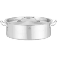 Hendi Kochtopf, niedrig - mit Deckel, ,8,5L, 320x(H)110mm
