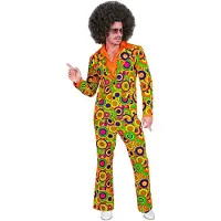 Widmann THE 70s GROOVY STYLE - yellow circles (Jackett, Hose), M