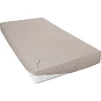 PRIMERA Bettlaken "HANS der Frische", beige (kiesel), B:190cm L:200cm, Baumwoll-Jersey, Obermaterial: 100% Baumwolle, Bettlaken, Bettlaken, hygienefinish, saugt Mikroben wie Pilze und Schimmel auf