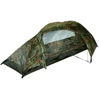 Mil-Tec Einmannzelt, "Recom", flecktarn
