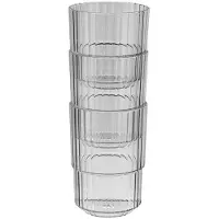 Aps Trinkbecher Linea grau D6.5cm H8cm, 150ml