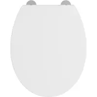 Schutte Duroplast WC-Sitz WHITE, PREMIUM, mit Absenkautomatik und Schnellverschluss