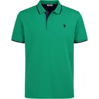 U.S. POLO ASSN. Poloshirt in Grün - 3XL