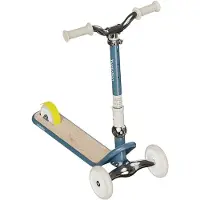 Yvolution Kinderroller Classic Glider blau - verstellbarer Lenker und klappbar