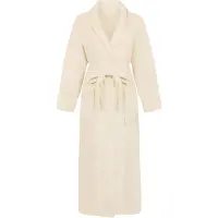 Hunkemoller Weicher Fleece-Bademantel Weiß