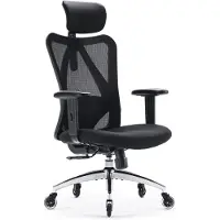 Sihoo M18 Ergonomischer Bürostuhl, verstellbare Lendenwirbelstütze, 330 lb