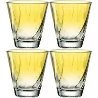 Leonardo Tumbler Twist Gelb 215 ml (4er-Set)