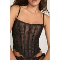 Hunkemoller Bustier Sylvia Schwarz