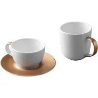 Berghoff Kaffee- und Teetasse Gem Line White / Gold (3-teilig)