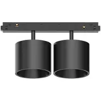 Ideal Lux Faretto Ego Spot, 20W, warmweißes Licht (3000K), Schwarz,