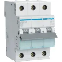 Hager MBN325 Leitungsschutzschalter 3 polig 6kA B-Charakteristik 25A 3 Module
