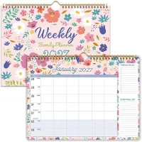 Merkloos Familienkalender 2027 – Wandkalender mit 6 Spalten