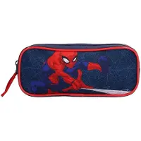 Vadobag Spider-Man Web Hero, Weiches Federmäppchen, Mehrfarbig, Abbildung, Junge, Reißverschluss, Kind
