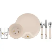 Mepal Kindergeschirr-Set Mio 6-teilig - Sunshine & Rainbow