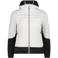 CMP Woman Jacket Hybrid FIX Hood b.co gesso (A143) 38