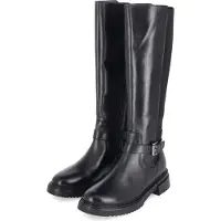 Waldlaufer Damen Stiefel Schwarz Leder & Textil Größe: 37