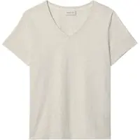 Calvin Klein Archive Jersey V-neck Tee Ba01 Grey Heather Größe: XS | Hemden Outlet | Damen | Grau