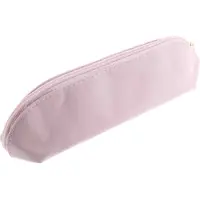 Achiount Pink Pencil Case 1 Stück, Slim Pastel Pen Pouch Mit Dreiecksboden, PolyurethanWasserdicht Für Make-up-Pinsel Und Schreibutensilien