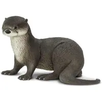 Safari Ltd Flussotter 2 Figur Grau From 3 Years Kinder Grau From 3 Years